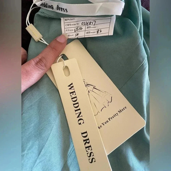 Women Floral Lace Baby Blue Teal Sleeveless Feminine Silhouette Top‎ Size L - Picture 5 of 5